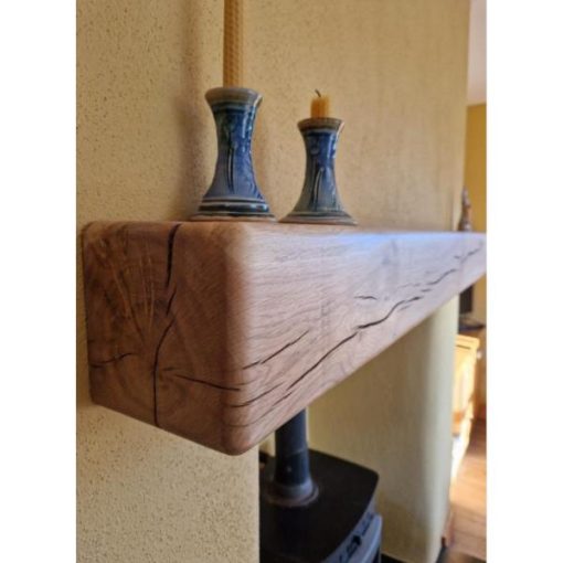 Oak Mantel - Yellow wall D