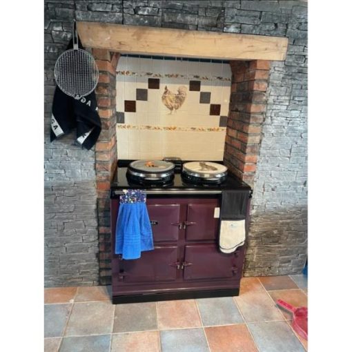 Oak Mantel over cooker