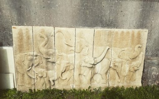 Elephant Wall Relief