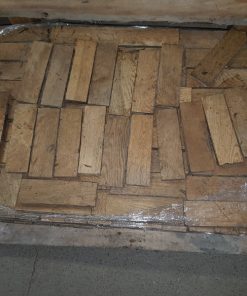 Salvaged oak parquet