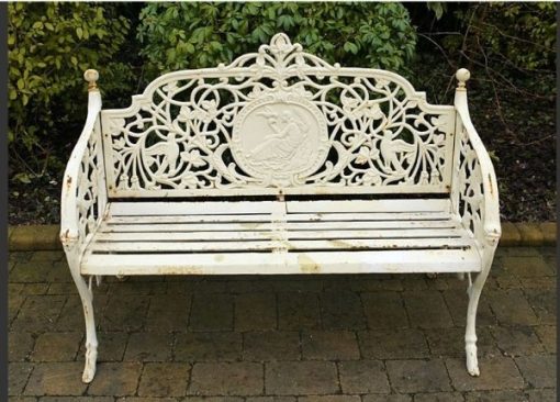 Cast Iron Bench Lady