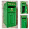 Post Box Small Cast Iron Green Insert H381 (1)