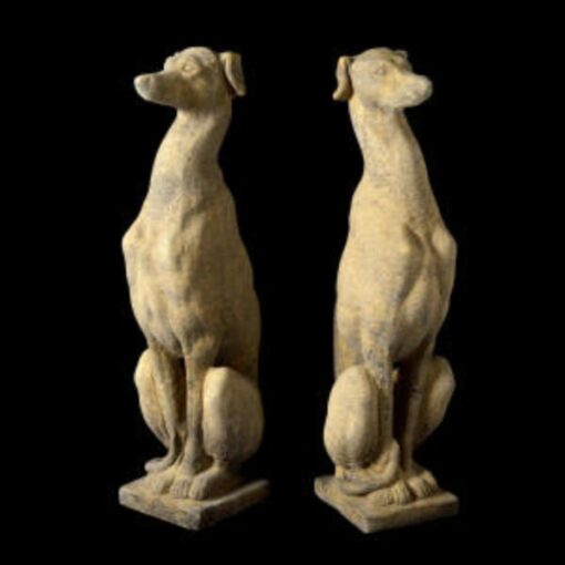 Sitting Greyhound EG002