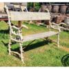Bench Cast Iron and Timber Ornate Ends H23 (1)