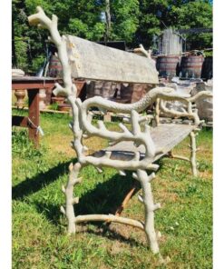 Bench Cast Iron and Timber Ornate Ends H23 (2)