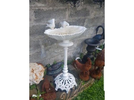 Cast Iron Bird Bath - Tall