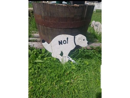 Dog No Fouling - White - Large