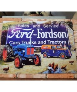 Ford Fordson - Blue - Metal - Large