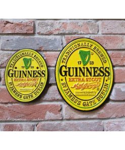 Guinness - Label - Yellow - Large and Small