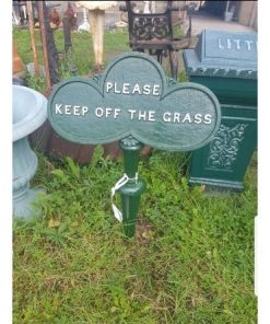 Keep off the grass stake