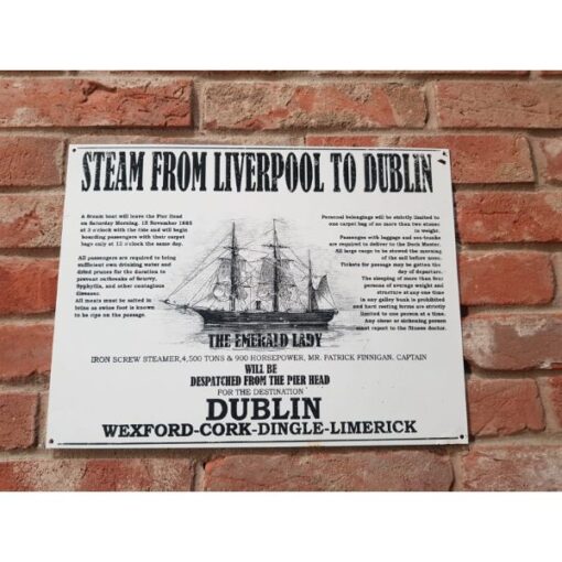 Liverpool - Steam Boat - Metal