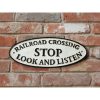 Railroad Crossing - Stop Look Listen