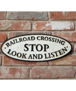 Railroad Crossing - Stop Look Listen