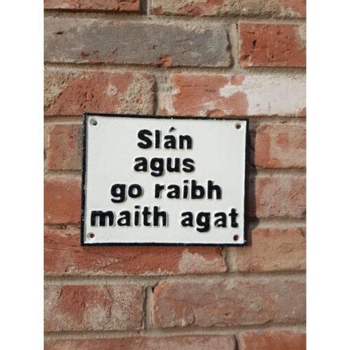 Slan agus go raibh