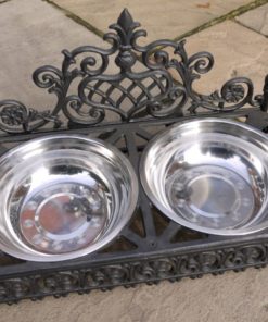 Dog - Bowl Double - Large - Black - D1416