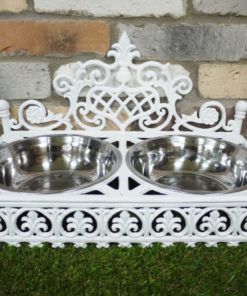 Dog - Bowl Double - Large - White