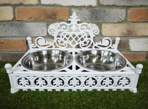 Dog - Bowl Double - Large - White