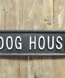 Dog house - black - cast iron