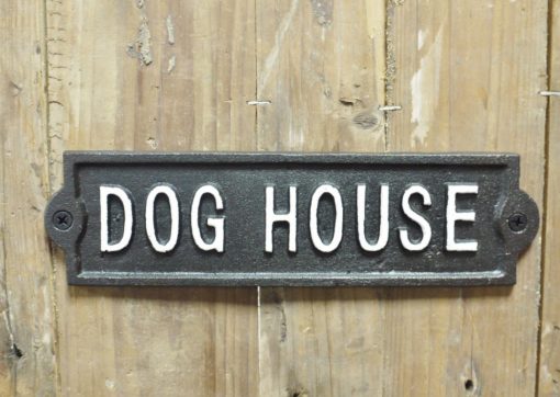 Dog house - black - cast iron