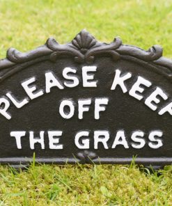 Keep off the grass - low