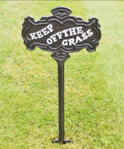 Keep off the grass - tall