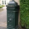 Post Box - Pillar - Green