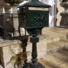 Post Box - Pole - Green