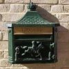 Post Box - Wall Mounted - Green