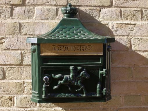 Post Box - Wall Mounted - Green