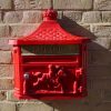 Post Box - Wall Mounted - Red