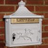 Post Box - Wall Mounted - White