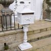 Post box - Pole - White