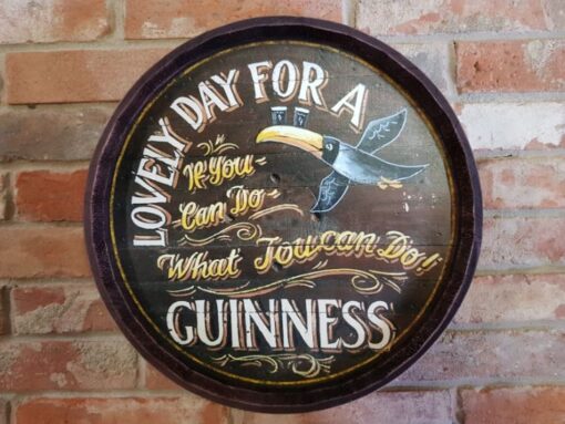 Barrel Lid Sign - Guinness - 2