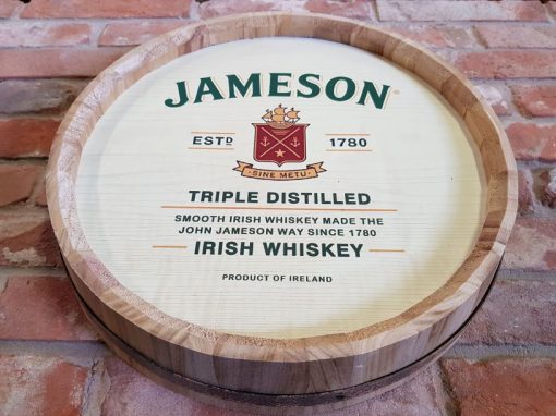 Barrel Lid Sign - Jameson