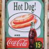 Framed Art - Coca Cola and Hotdog