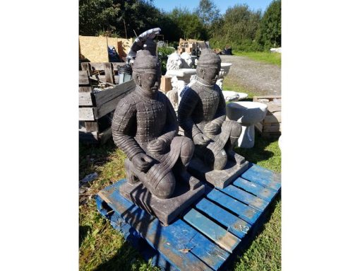 Kneeling Stone Warriors