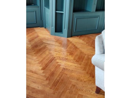 Oak parquet floor