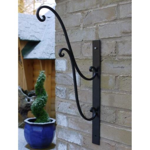 Bracket - Ornate Hanging - Black - 2054