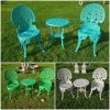 Cast Iron Garden Set - Table and Two Chairs