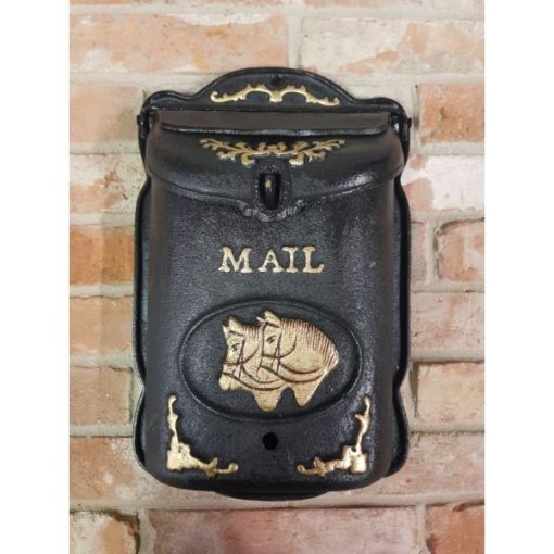 Cast Iron - Horse - Post Box