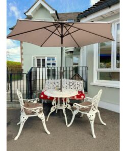Dealer Bench, Table, Chairs with arms