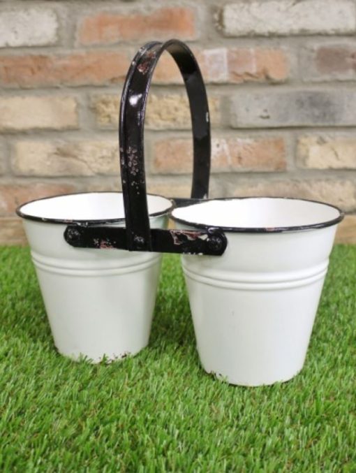 Planter - White - double