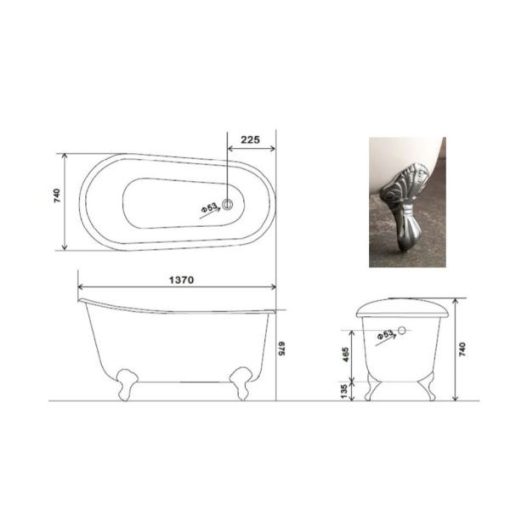 Ambrose - 1370mm - Spec Sheet