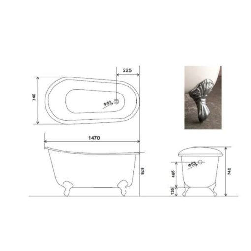 Ambrose - 1470mm - Spec Sheet