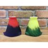 Art Style Coloured Glass Pate De Verre Tulip Lamp Shades - Group