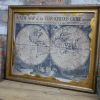 Map - World map in frame