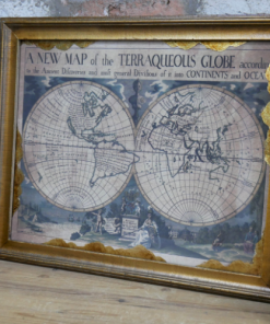 Map - World map in frame