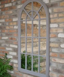 Mirror - Arch - Grey - rustic