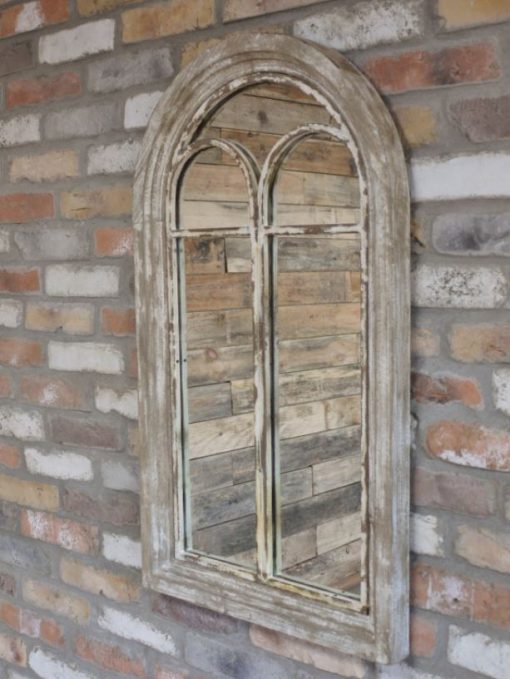 Mirror - Arch - brown - rustic