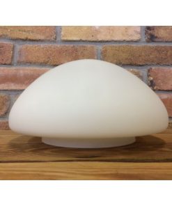 Mushroom Shaped Light Shade - Opal White